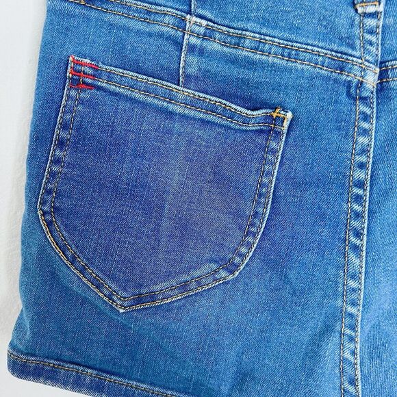 Urban Outfitters BDG Super High Rise Seam Short Medium Wash Denim Shorts Size 27 - Picture 4 of 7